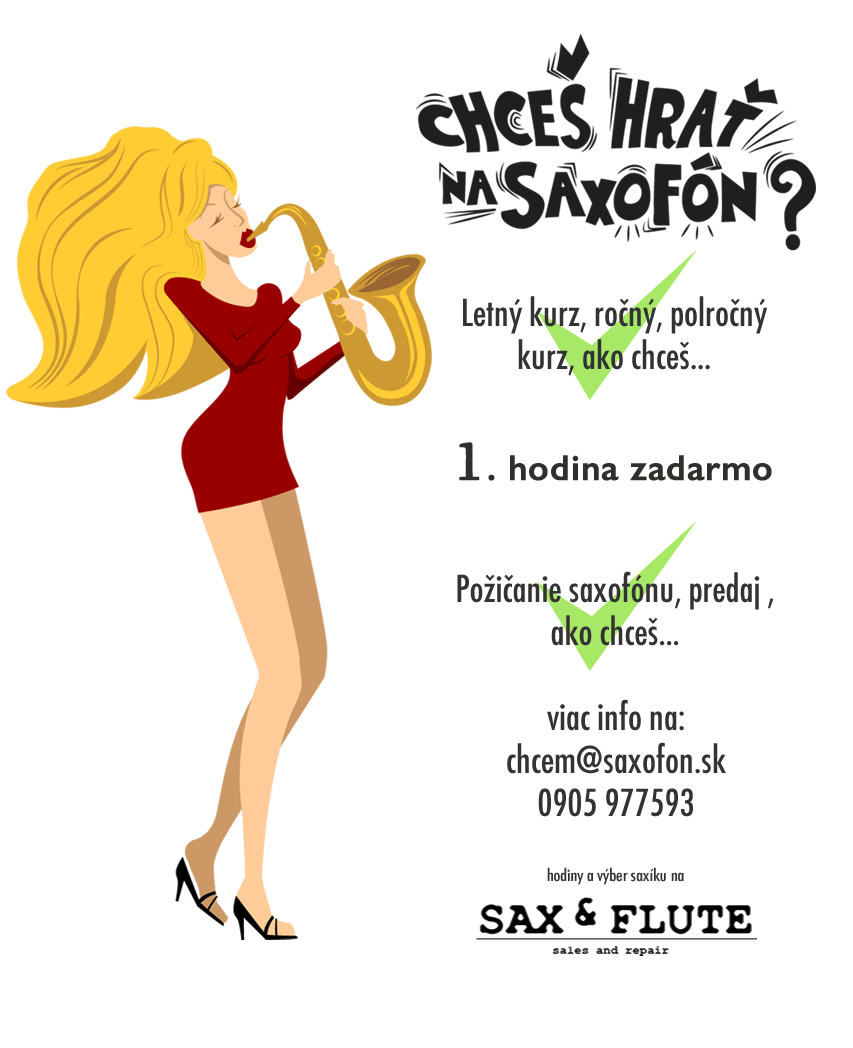 chceš hrať na saxofón?